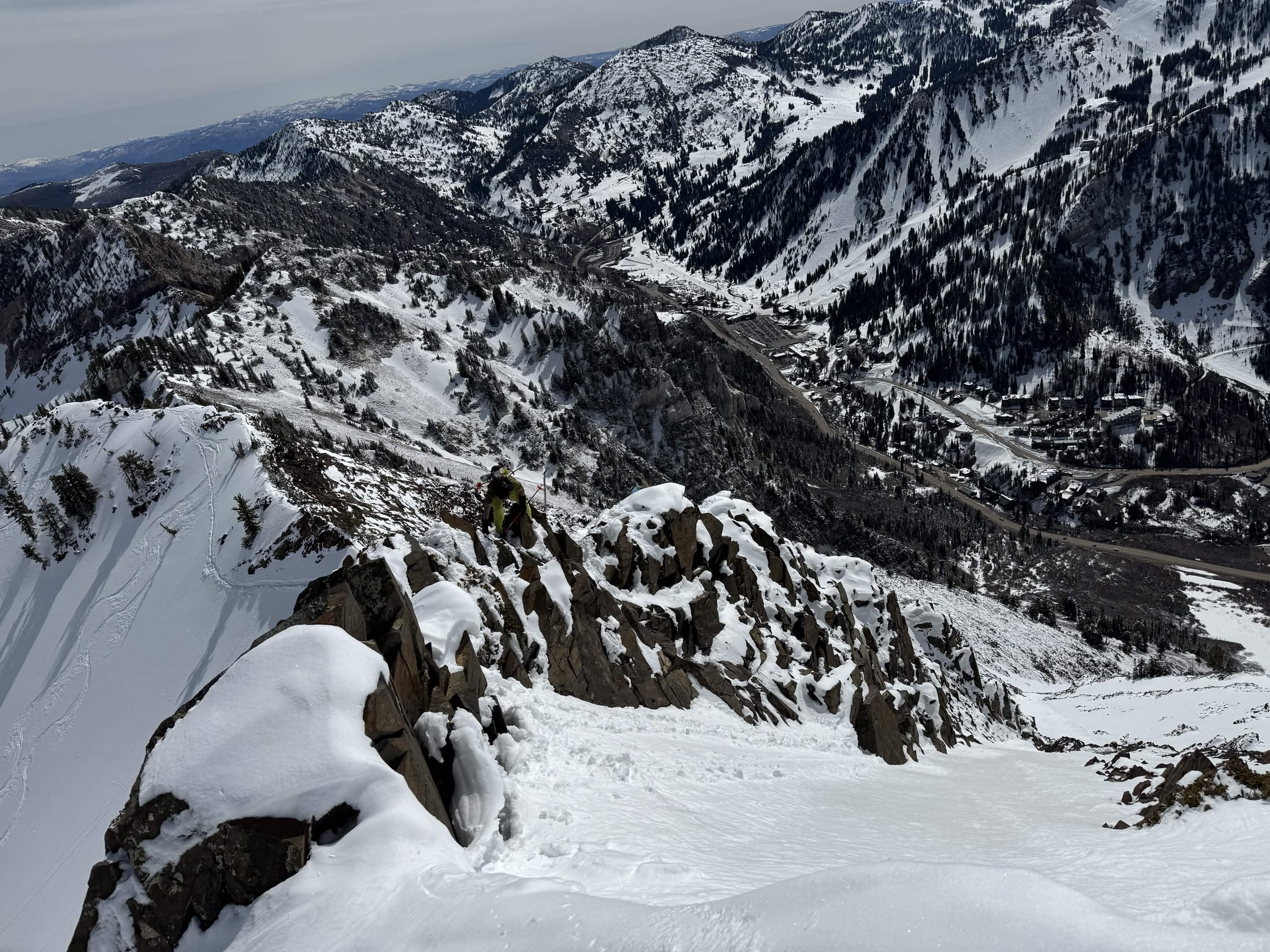 A picture of snowy mountain-tops. Credit to Andrew Garzella for the picture.